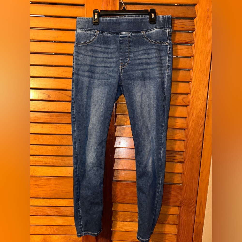 Old Navy - Rockstar Super Skinny Jeggings Mid-Rise Jeans - 10 Petite